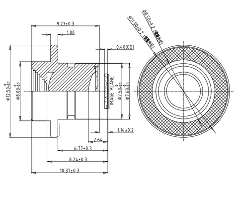 OV9284  MAX Image Height Ø4.6  EFL4.3mm Car Behavior Detection Lens