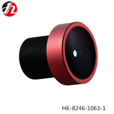 Black /Red F1.8 CS Mount Camera Lens , M12x0.5 CS Mount Wide Angle Lens  DVR- Digital Video Recorde lensr
